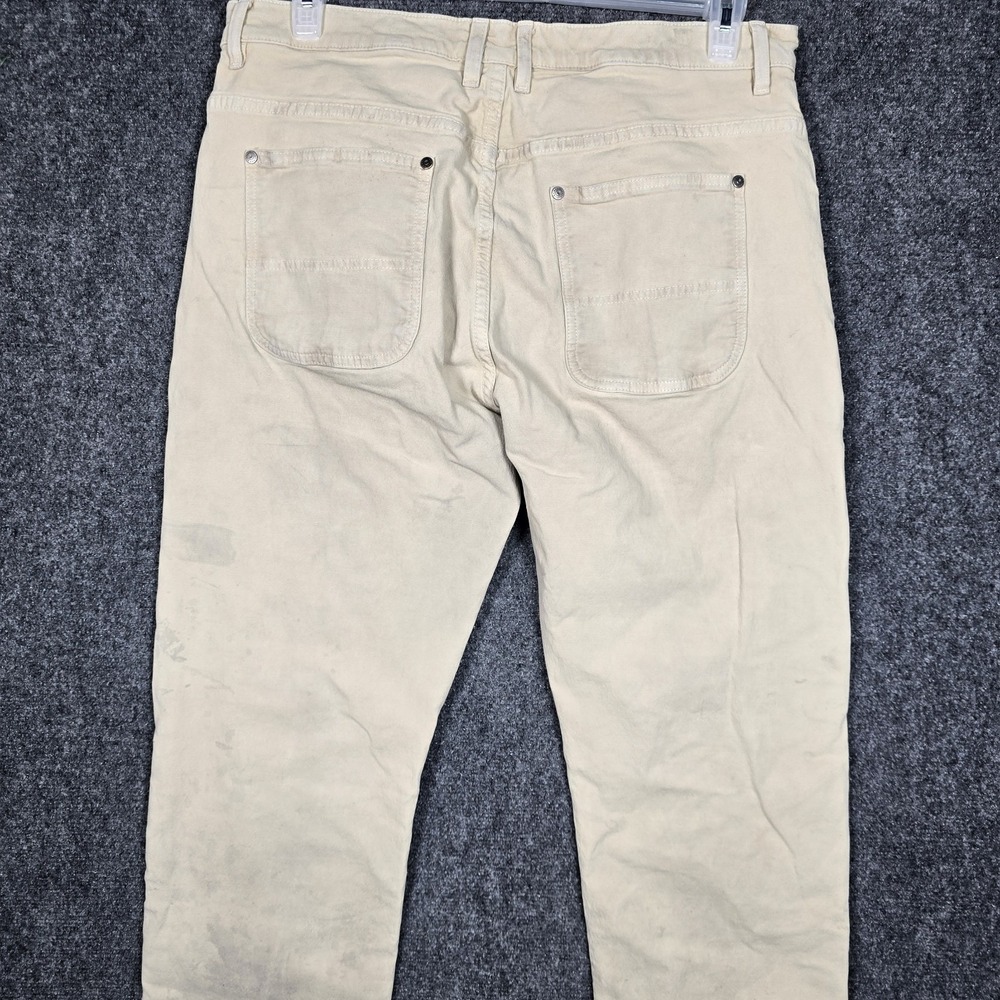 Huckberry Flint And Tinder Pants Mens 34x32 Mason Canvas Double Knee Distressed - Picture 12 of 13